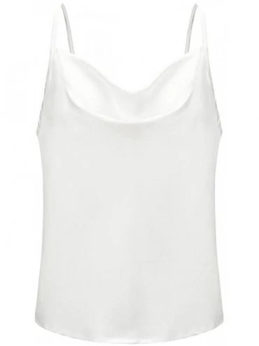 Camisoles & Tanks Women Crochet Tank Camisole Lace Vest Bra Crop Top - White★ - CS18M6N62S5 $19.75