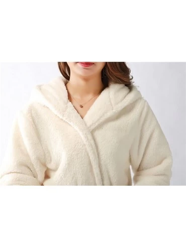 Robes Women's Adult Animal Hooded Cosplay Bathrobe Nightgown Pajamas - C512KLSQGYV $44.92
