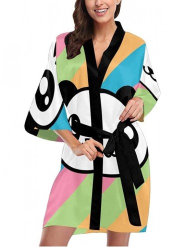 Robes Custom Panda and BambooJungle Women Kimono Robes Beach Cover Up for Parties Wedding (XS-2XL) - Multi 3 - CH194WTQA4W $9...
