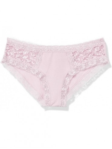 Bottoms Women's Underwear Panty Hipster - Pink - CB1867H7YCA $35.63