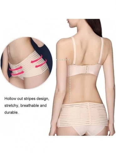 Shapewear Womens Postpartum Hip Recovery Belt Waist Trimmer Body Shaper Sacroiliac Pelvic Bone Support - Skin Color - C118E2I...
