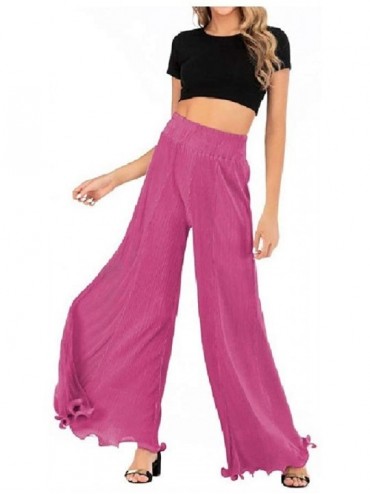 Bottoms Straight Leisure Long Pants Thin Draped Palazzo Lounge Pant - As1 - CH19C7EDT3D $62.87