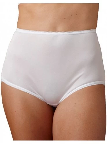 Panties Nylon Tricot Panty- 6-pk - White - C91878K395E $52.03