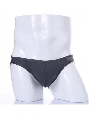 G-Strings & Thongs Jockstrap Tangas Briefs Cueca Male Panties Mens Thongs Pouch Underwear Jocks Mesh Breathable - Orange - CV...