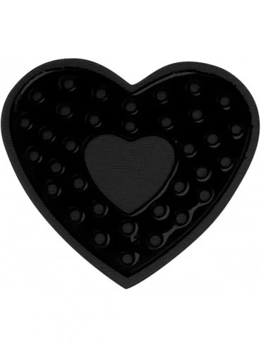 Accessories Womens Nipple Cover Reusable Sweetheart Shaped Self-Adhesive Nipple Pasties - Black - C0199945ENG $12.00