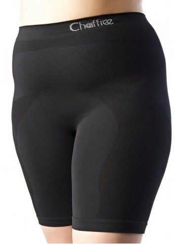Panties Womens Plus Size Anti Chafe Long Leg Briefs 2XL High Waist Black - CS11OJJ29GD $66.37