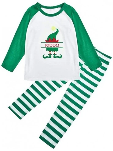 Sleep Sets Family Matching Christmas Pajamas - Printed Sleepwear Xmas Pjs Pant Gift - Kids - CO18ZLEI2XY $22.46