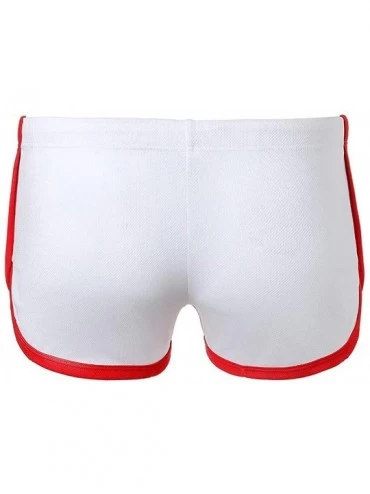 Thermal Underwear Sexy Mens Flat-Corner Trendy Underwear - White - CR18RY8AOXK $16.67