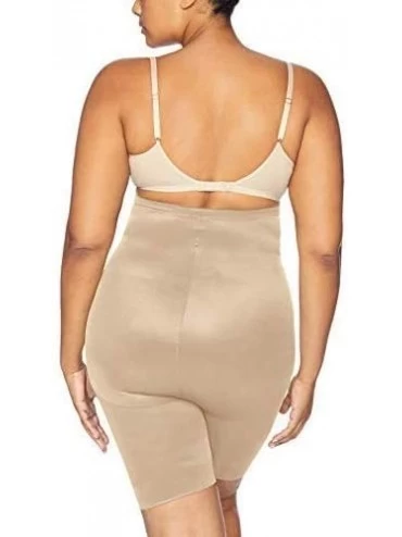 Shapewear Women's Size Unbelievable Comfort Plus Hi Waist Thigh Slimmer - Nude - CS11JVH64F5 $25.49