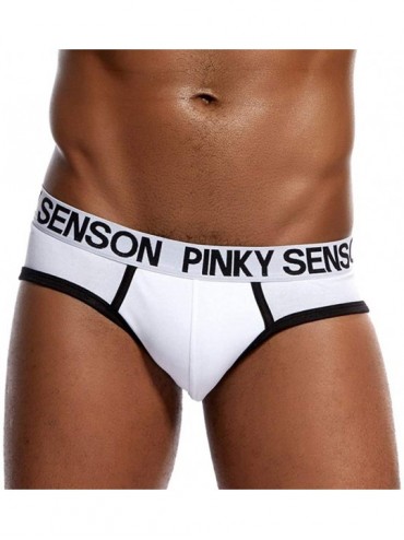 Boxer Briefs Men's Underwear- Underpants Knickers Mens Boxer Briefs Shorts Trunk - E-white - CE19DHZGLR3 $22.39
