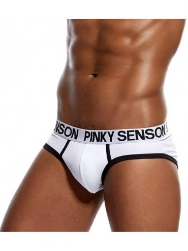 Boxer Briefs Men's Underwear- Underpants Knickers Mens Boxer Briefs Shorts Trunk - E-white - CE19DHZGLR3 $10.03