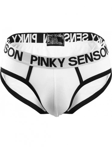Boxer Briefs Men's Underwear- Underpants Knickers Mens Boxer Briefs Shorts Trunk - E-white - CE19DHZGLR3 $10.03