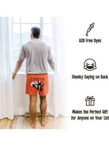 Boxers Funny Animal Boxers- Novelty Boxer Shorts- Humorous Underwear- Gag Gifts for Men - Drifting Off to Sleep Boxers - C818...