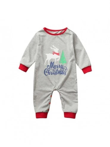 Sleep Sets Family Matching Christmas Pajamas - Cozy Fleece- Navy Reindeer Matching Mix and Match Holiday Sleepwear Printing L...