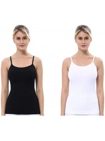 Shapewear Compression Tank Top- Women's Body Shapewear Firm Tummy Control Adjustable Straps Cami Shaper Shaping Camisole - 2 ...