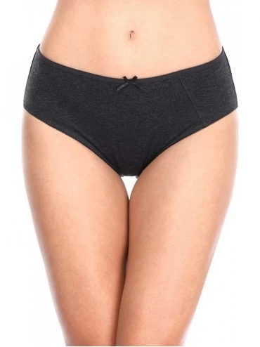 Panties Women's 4 Pack Bikini Panties Lace-Trim Hipster Briefs Underwear - Assorted*5 - C318H0XM7N4 $15.60