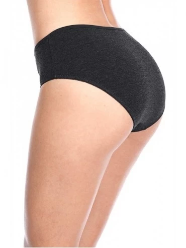 Panties Women's 4 Pack Bikini Panties Lace-Trim Hipster Briefs Underwear - Assorted*5 - C318H0XM7N4 $15.60