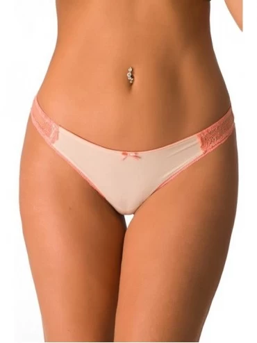 Panties Sexy Wanderlust Thong for Women 123754 - Nude - C212IGBLER9 $9.81