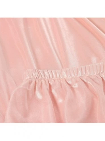 Garters & Garter Belts Women Lace Sexy Passion Lingerie Babydoll Nightwear 2PC Set - Pink - CD18XSRHCG3 $15.09