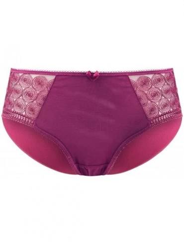 Panties Women's Cari Brief Panty - Cranberry - CQ123EA0GKH $33.21