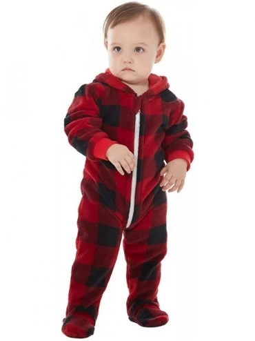 Sets Family Christmas Pajamas Matching Set- Buffalo Plaid 2-Piece Button Up Long Sleeve Sleepwear for Men Women Kids Baby Pet...