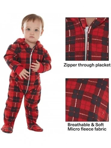 Sets Family Christmas Pajamas Matching Set- Buffalo Plaid 2-Piece Button Up Long Sleeve Sleepwear for Men Women Kids Baby Pet...