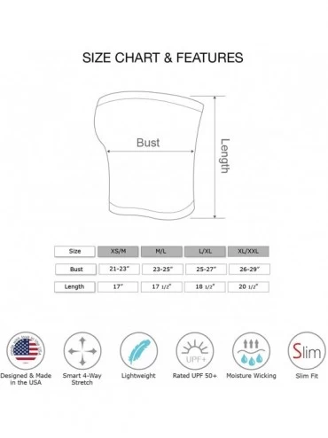 Shapewear Women's Seamless Stretch Long Bandeau Tube Top (XS/S- M/L- L/XL- XL/XXL) -Made in USA - Off White - CM18GO8MQL3 $14.44