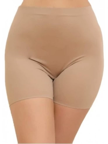 Shapewear Shapewear Shorts for Women High Waist Thigh Slimmer Slip Shorts Under Dress Tummy Control Panty Shaper - Beige (Boy...