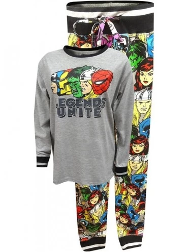 Sleep Sets Men's Marvel Avengers Legends Unite Pajamas (Small) Gray - CL185WIH29U $34.97