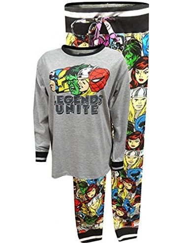 Sleep Sets Men's Marvel Avengers Legends Unite Pajamas (Small) Gray - CL185WIH29U $58.04