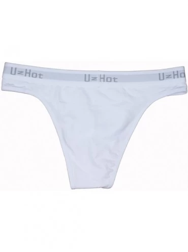 Boxer Briefs Men's Underwear Ultimate Soft Sexy Stretch Cotton Boxer Brief - White-3 Pack - C112HMNOE97 $16.44