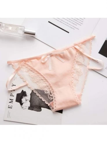 Bras Sexy Lingerie Lace Brief Underpant Sleepwear Underwear Bowknot - Brown - CO1906WGTSU $16.18
