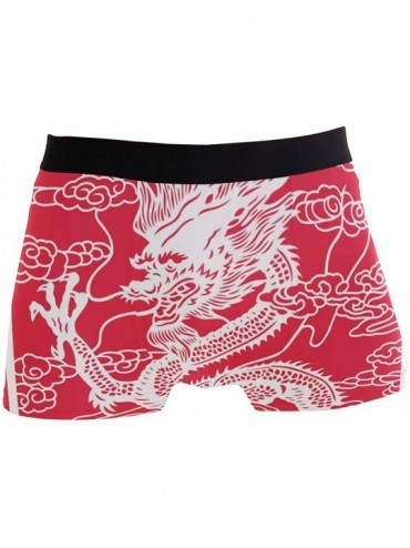 Boxer Briefs Fashion USA Statue of Liberty Men's Underwear Boxer Briefs Breathable- Multi - Chinese Traditional Dragon - CD18...