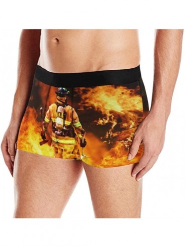 Boxer Briefs Fire Firefighter Fireman Searches Comfort Classics Boxer Briefs Underwear for Men Youth - Design 01 - CI1927YKMT...