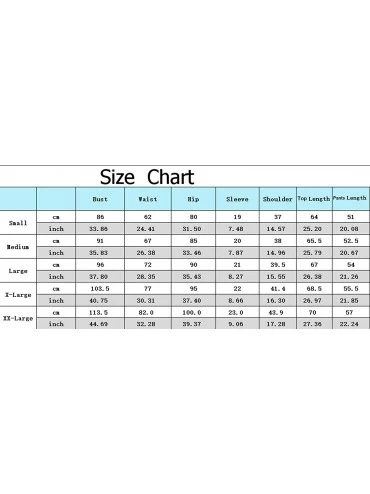 Sets Women Two Piece Outfits Sets Tracksuit Set Short Sleeve T Shirts + Skinny Short Pants Shorts Rompers - Sky Blue-2 - CB19...
