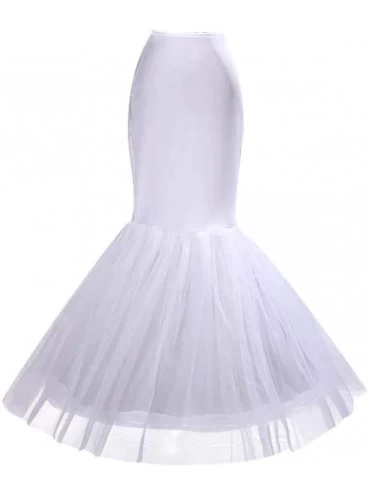 Slips Fishtail Skirt Support Petticoat- Slip Skirts Liner Long Style Dress - C4193ZAG8W6 $28.93