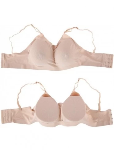 Accessories Silicone Breast Forms Pocket Bra for Mastectomy Prosthesis Crossdresser - Nude - CG18L0UETYU $15.23