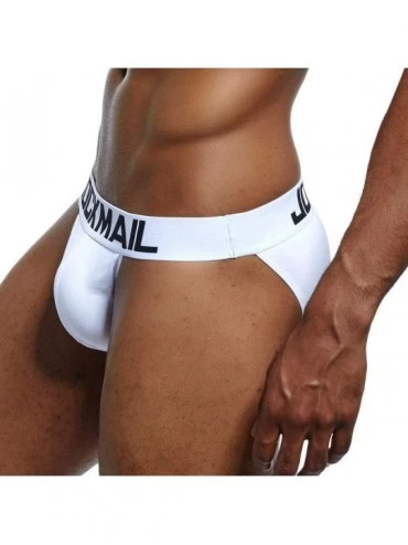 G-Strings & Thongs G-Strings Briefs Mens Thong Underwear Sexy Micro Mesh Stretch Pouch T-Back Underwear - White - CA18WWII0NA...