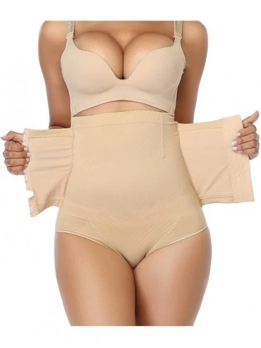 Shapewear Women Tummy Control Panties Girdle Waist Cincher High Waisted Shaping Panties Slimming Shapewear Brief - Nude - CW1...