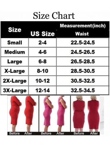 Shapewear Women Waist Cincher Girdle Tummy Control Thong Panty Slimmer Body Shaper Seamless Shapewear - Nude*2 - CC18UDCCCUL ...