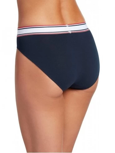 Panties Women's Underwear Retro Stripe Hi Cut - Really Navy - CC189U9YLYH $11.26