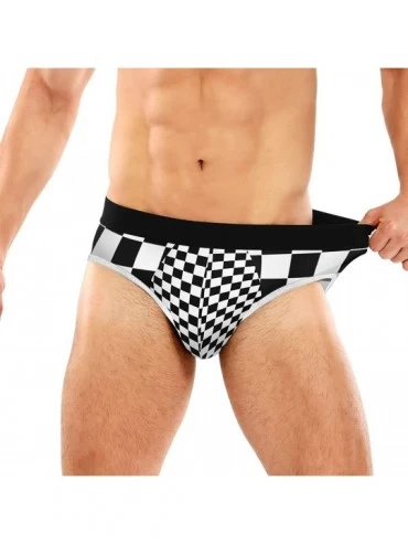 Briefs Men's Breathable Underwear Bikini Triangle Panties Classic Sport Briefs Thong - Color8 - C7199I278SR $15.37