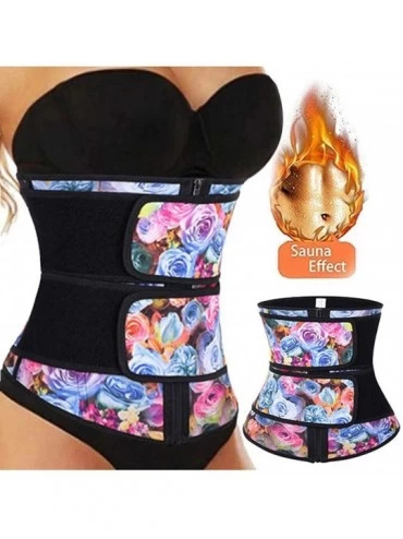 Bustiers & Corsets Womens Corset Waist Trainer for Weight Loss Slimming Body Shaper Sports - E-multicolored - CG190U2NMA0 $23.85