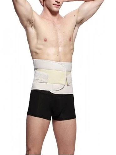 Shapewear Adjustable Men's Breathable Beer Belly Waist Elastic Slimming Belt - Nude - CR11T37PCL5 $19.07