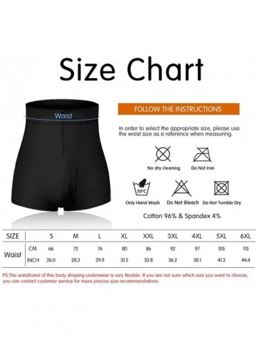 Shapewear Men Tummy Control Shorts High Waist Slimming Shapewear Underwear Compression Belly Girdle Boxer Briefs Body Shaper ...