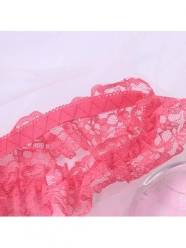 Bras Fashion Delicate Women Translucent Underwear Sheer Lace Tank Lace Sexy Underpant - Pink - CW196GXLCT0 $9.81