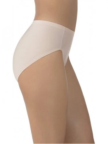 Panties Women's Cooling Touch Hi Cut Panty - Rose Beige - C211RG7TR0B $10.56