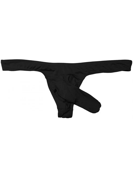 Briefs Men's Sexy Elephant Nasal Panties Modal Triangle Briefs - Black - CT18ZEGWIN0 $15.03