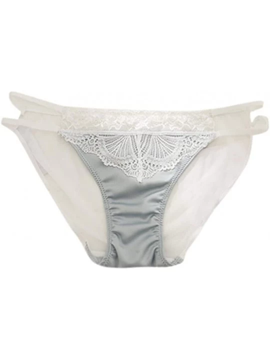 Garters & Garter Belts Women Personality Multi-Color Lace Underwear Ladies Hollow Out Underwear - Gray - CQ199LH3YO2 $15.57