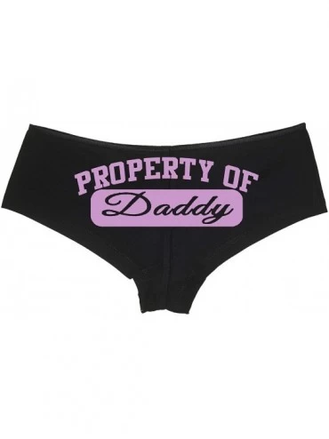 Panties Property of Daddy BDSM DDLG CGL Daddys Princess Athletic Look - Lavender - C718LQSAZRT $28.40